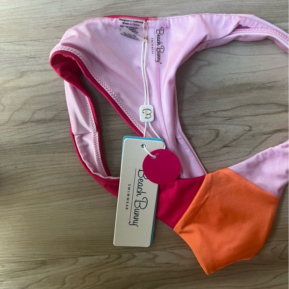 Beach Bunny Summer Haus Vibrant Colorblock Bikini - Picture 10 of 11